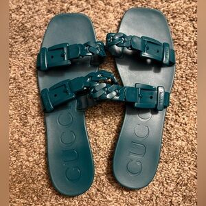 Fashion Teal Sandals